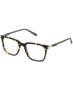 Fila Vfi876 779 Optical Frames Acetate Squared - Black
