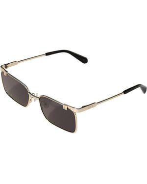 Off-White c/o Virgil Abloh Ow2031 7655 Sunglasses Metal Squared Normal - Black