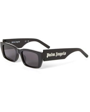 Palm Angels Peri002 Palm 1007 Sunglasses Acetate Squared - Black