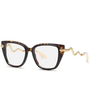 Roberto Cavalli Vrc104 09Ra Optical Frames Acetate Butterfly - Black