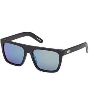 adidas Or0140 02Q Sunglasses Acetate Squared Normal - Black
