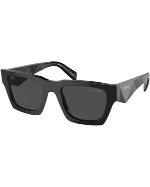 Prada Pr A06S 16K08Z Sunglasses Acetate Pillow Normal - Black