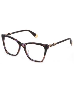 Furla Vfu833 0Z41 Optical Frames Acetate Squared - Black