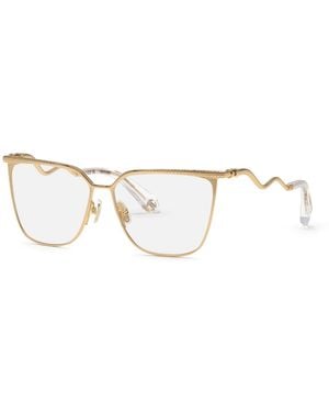Roberto Cavalli Vrc122M 300 Optical Frames Metal Butterfly - Black