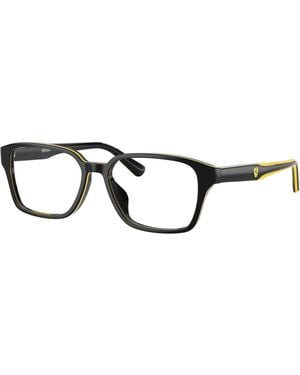 FERRARI SCUDERIA Fz8029D 762 Optical Frames Acetate Transparent Pillow Normal - Black