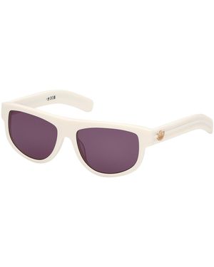 adidas Or0126 21A Sunglasses Acetate Smoke Cat Eye Normal - Purple
