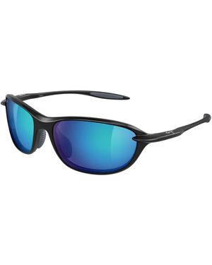 Maui Jim Mj0338S 002 Sunglasses Bio-Injected Round - Black