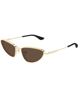 McQueen Am0522S 002 Sunglasses Acetate Cat Eye - Black