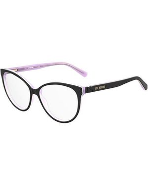 Moschino Mol591 807 Optical Frames Acetate Cat Eye - Black