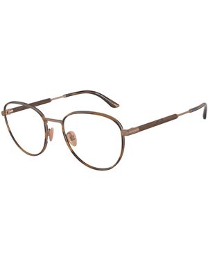 Giorgio Armani Ar5137J 3006 Optical Frames Steel Transparent Pantos Normal - Black