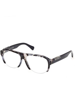 MAX&Co. Mo5231 55 Optical Frames Acetate Pilot Normal - Black