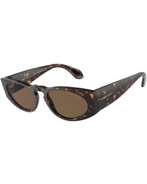 Giorgio Armani Ar8216 612473 Sunglasses Acetate Squared Normal - Black