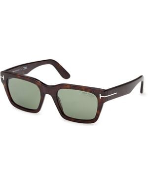 Tom Ford Ft1333 Andy-02 52R Sunglasses Acetate Squared Polarized - Black