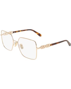 Ferragamo Sf2241 712 Optical Frames Metal Squared Normal - Black