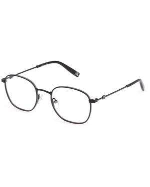 Fila Vfi309 08Am Optical Frames Metal Round - Black
