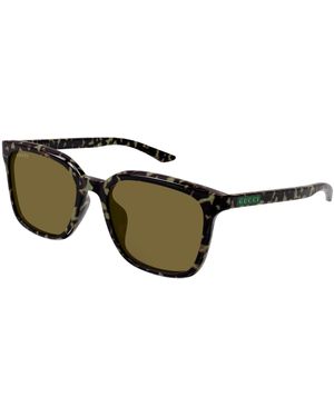Gucci Gg2080Sk 003 Sunglasses Acetate Squared - Black