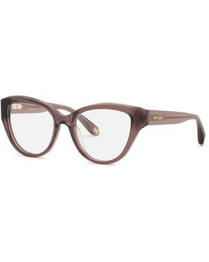 Roberto Cavalli Vrc146M 07Ay Optical Frames Acetate Butterfly - Black