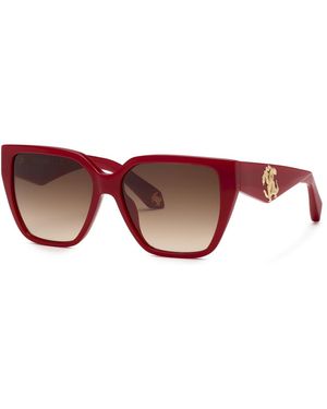 Roberto Cavalli Src137 09Ez Sunglasses Acetate Squared Normal Nuanced