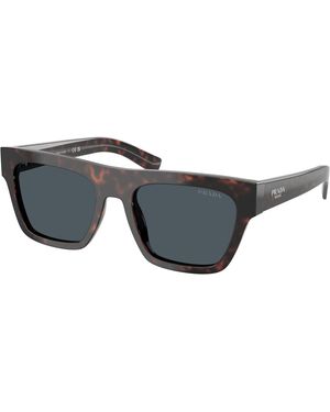 Prada Pr C03S 17N70B Sunglasses Acetate Squared Normal - Black