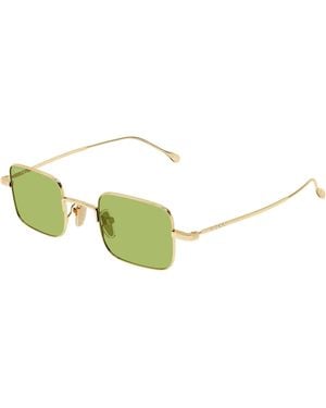 Gucci Gg1813S 012 Sunglasses Metal Squared - Black