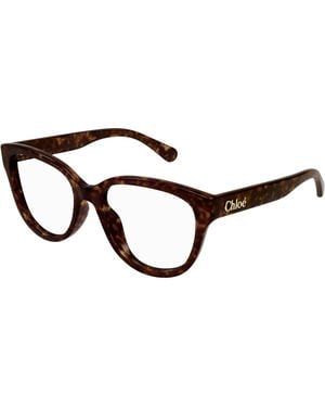 Chloé Ch0243O 002 Optical Frames Acetate Transparent Cat Eye - Black