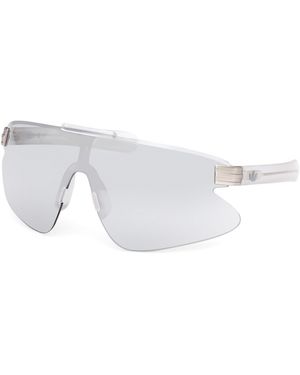 adidas Or0121 26C Sunglasses Injected Smoke Mask Normal - Black