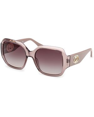 Guess Gu00283 57F Sunglasses Injected Squared Normal - Natural