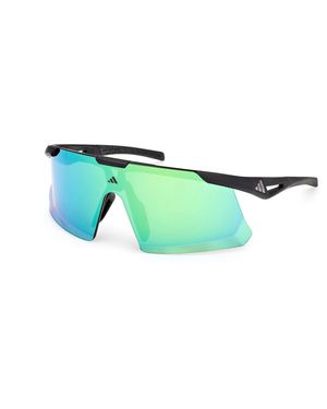 adidas Originals Sp0107 Adidas Dunamis Evo-S 02Q Sunglasses Injected Mask Normal - Green