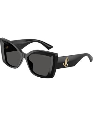 Jimmy Choo Jc5074U 500087 Sunglasses Acetate Butterfly Normal - Black