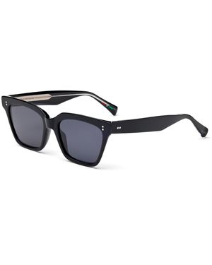 Lara Collection Alida 016Lp 009.Gls Outlet Sunglasses Acetate Squared Normal - Black