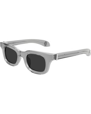 McQueen Am0547S 003 Sunglasses Acetate Squared - Black