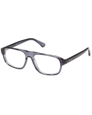 Web We5470 090 Optical Frames Acetate Squared Normal - Black