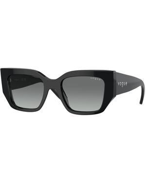 Vogue Eyewear Vo5583S W44/11 Sunglasses Acetate Geometric Normal Shaded - Black