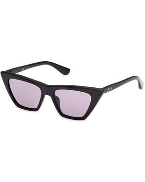 Guess Gu00315 01Y Sunglasses Injected Cat Eye Normal - Black