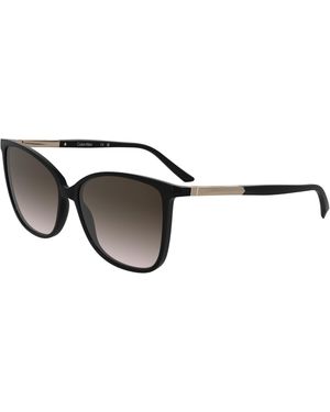 Calvin Klein Ck25504S 001 Sunglasses Bio-Inject Butterfly Normal - Black