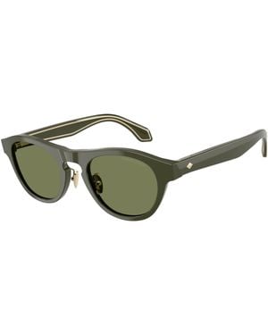 Giorgio Armani Ar8225 61932A Sunglasses Acetate Round Normal - Green