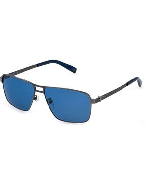 Fila Sfib10 A21P Sunglasses Metal Geometric - Black
