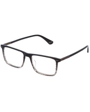 Police Vplq68 New Crossroads 1 01Ex Optical Frames Acetate Squared - Black