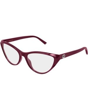 Gucci Gg2205O 004 Optical Frames Acetate Transparent Cat Eye - Black