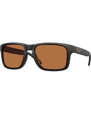 Oakley Oo9102 Holbrook 9102Am Sunglasses O_Matter Bronze Squared Polarized - Black
