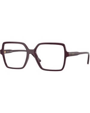 Vogue Eyewear Vo5702 3284 Optical Frames Nylon Transparent Squared Normal - Black