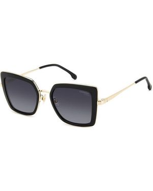 Carrera 3031/S 807/9O Sunglasses Metal Squared Normal Shaded - Black