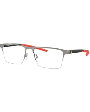FERRARI SCUDERIA Fz7001 105 Optical Frames Metal Pillow Normal - Black