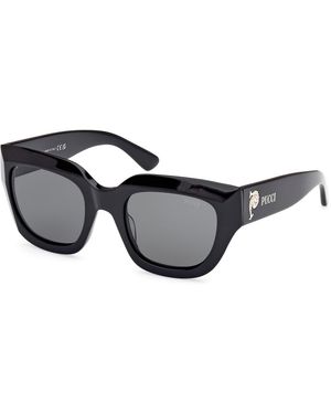 PUCCI Ep0215 01A Sunglasses Acetate Butterfly Normal - Black