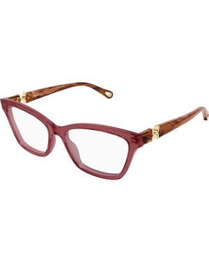 Chloé Ch0412O 003 Optical Frames Acetate Transparent Cat Eye - Black