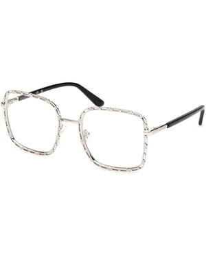 Guess Gu50364 010 Optical Frames Metal Squared Normal - Black