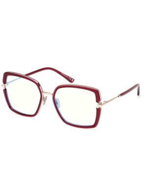 Tom Ford Ft5985-B 075 Optical Frames Injected Squared Normal - Black