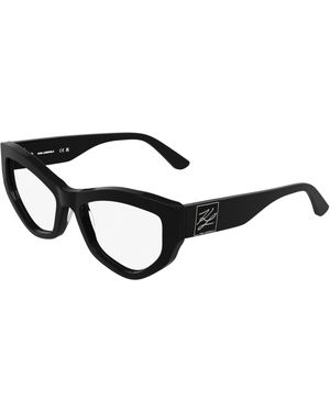 KARL LAGERFELD Kl6211 001 Optical Frames Acetate Cat Eye Normal - Black