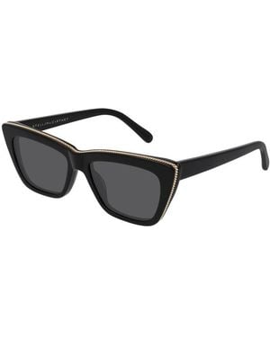 Stella McCartney Sc0188S 005 Outlet Sunglasses Acetate Squared Normal - Black