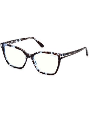 Tom Ford Ft5812-B 055 Optical Frames Acetate Butterfly Normal - Black